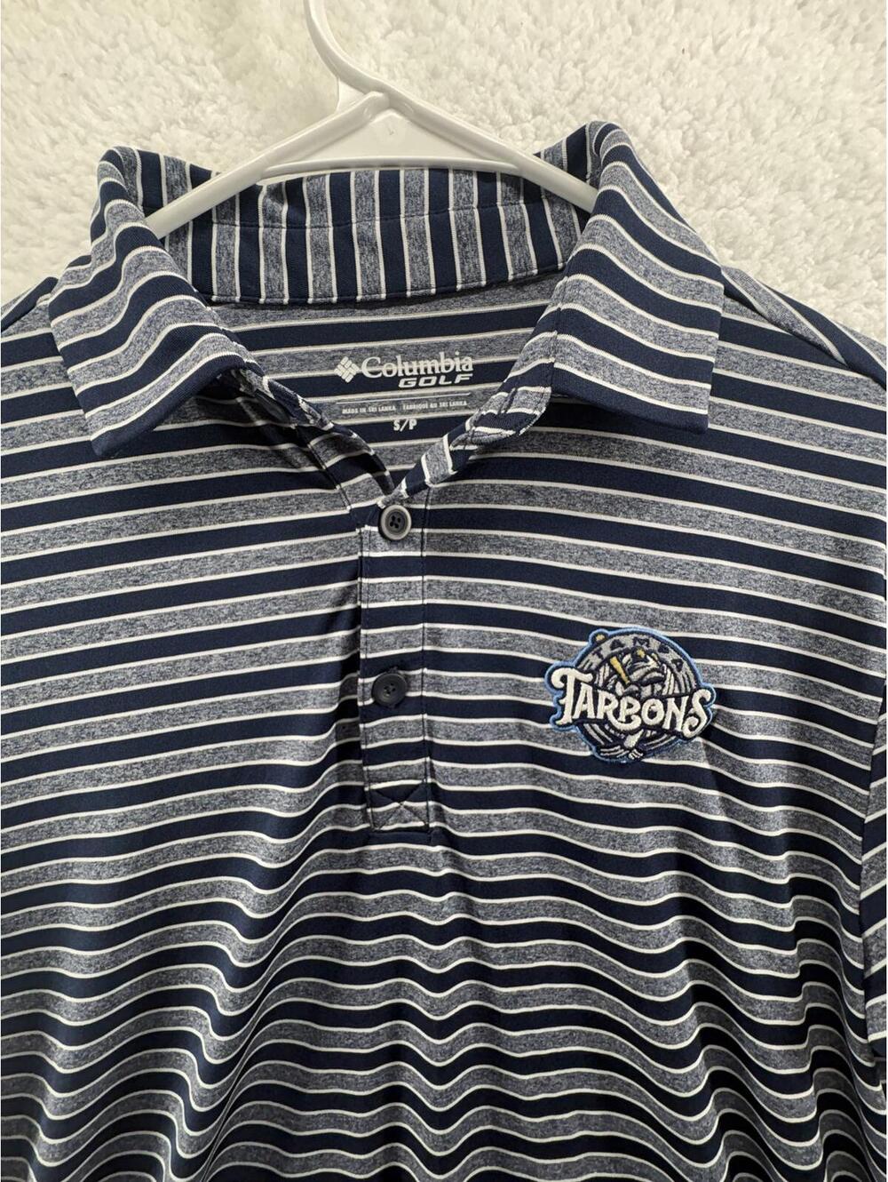 Tampa Tarpons Columbia Performance Golf Polo MiLB Yankees Minor League Florida